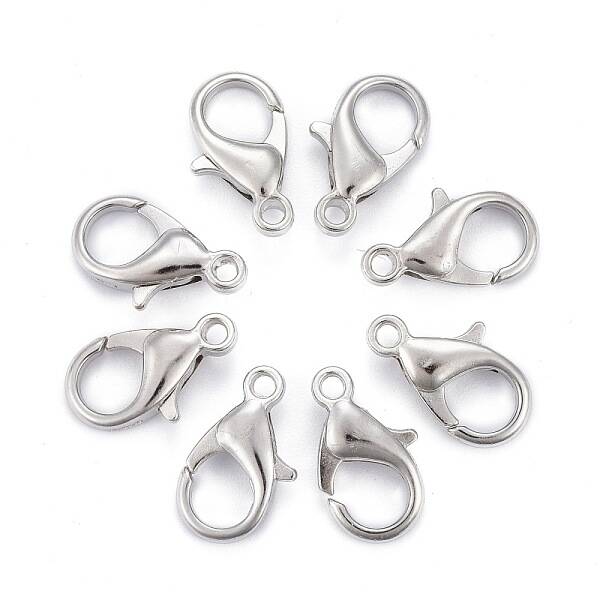 Zinc Alloy Lobster Claw Clasps