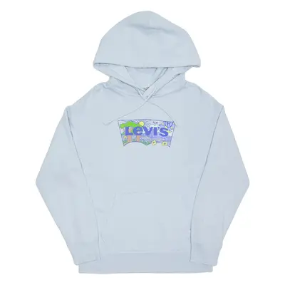 LEVI'S Womens Blue Hoodie S