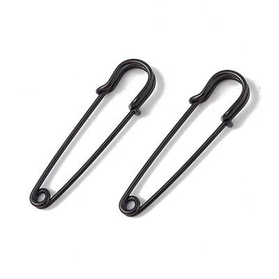 304 Stainless Steel Safety Pins Brooch Findings