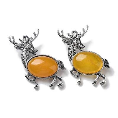 Alloy Elk Brooches