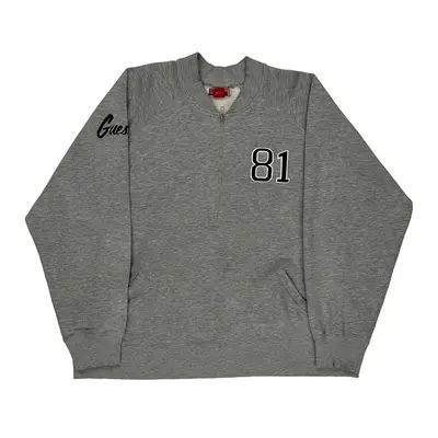 Guess Sweatshirt - XL Grey Cotton Blend | Size: x-large