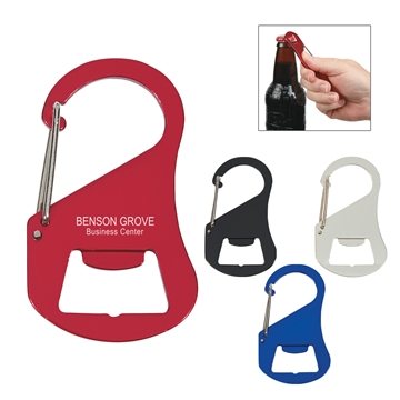 250 Promotional Carabiner Bottle Opener - Metal