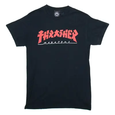 THRASHER Mens T-Shirt Black USA S