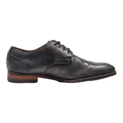 CLARKS Oxford Shoes Black Leather Mens UK 9.5