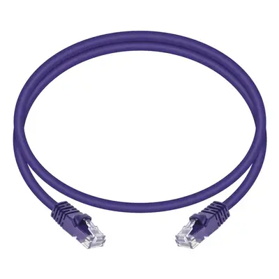 2137 Monoprice Cat5e Ethernet Patch Cable Snagless RJ45 Stranded 350MHz UTP Pure Bare Copper Wire 24AWG 3ft Purple