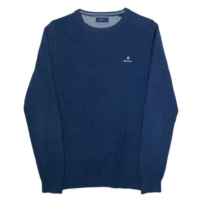 GANT Mens Jumper Blue Tight Knit S