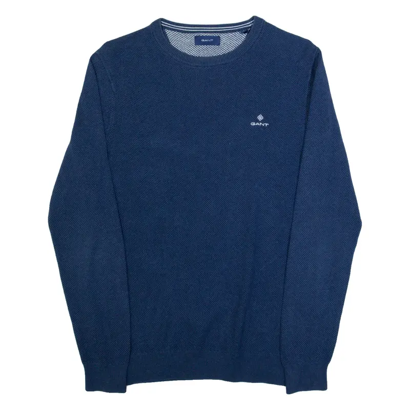 GANT Mens Jumper Blue Tight Knit S