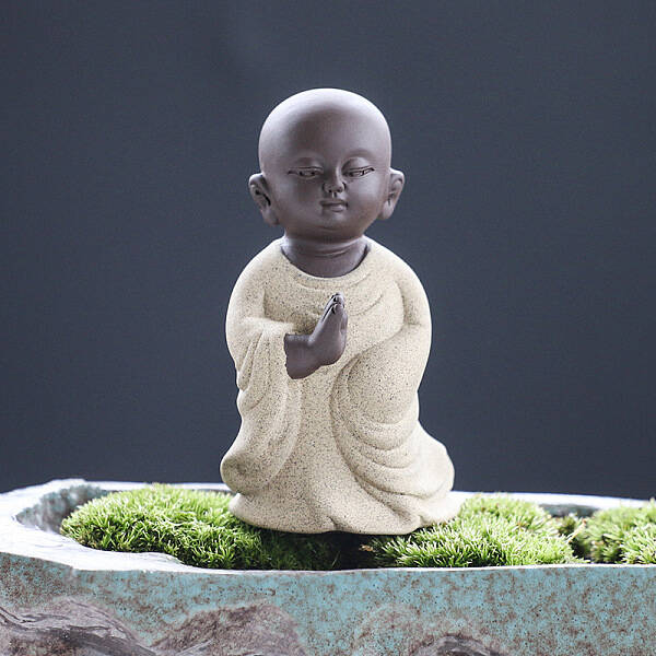Ceramics Buddhist Monk Statue