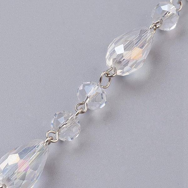 Handmade Faceted Glass Beaded Chains