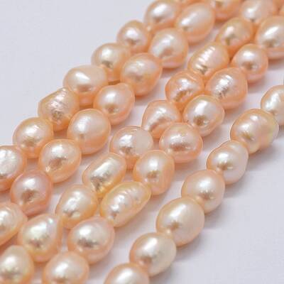 Natural Cultured Freshwater Pearl Beads Strands