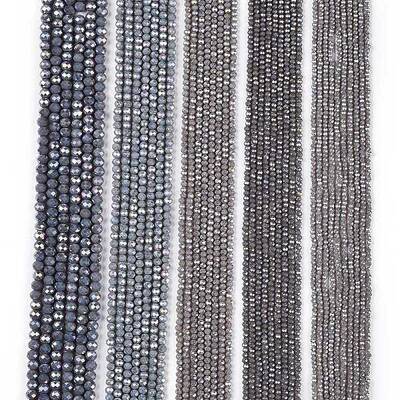 Electroplate Glass Beads Strands