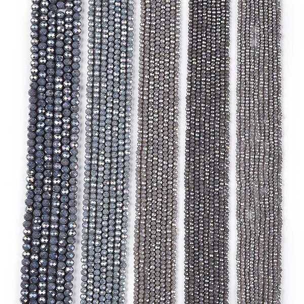 Electroplate Glass Beads Strands