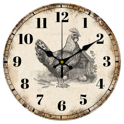 MDF Printed Wall Clock