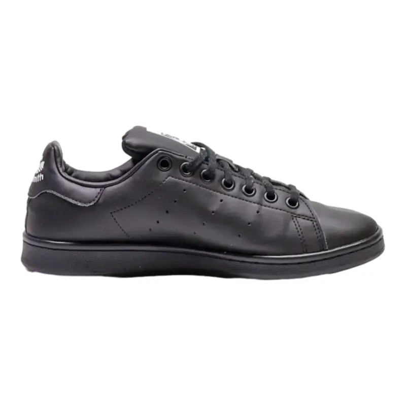 ADIDAS Stan Smith Sneaker Trainers Black Leather Mens UK 5.5