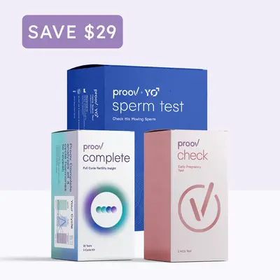 Hers and His Advanced Fertility Kit by Proov | Hers & His: Complete 1 Cycle - $159