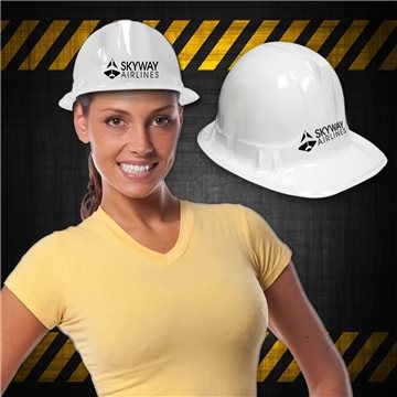 288 Custom White Plastic Construction Hat