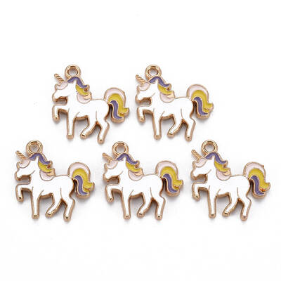 Alloy Enamel Pendants