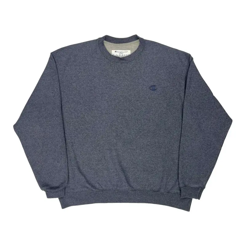 Champion Sweatshirt - XL Grey Cotton Blend