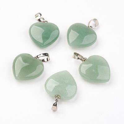 Natural Green Aventurine Pendants