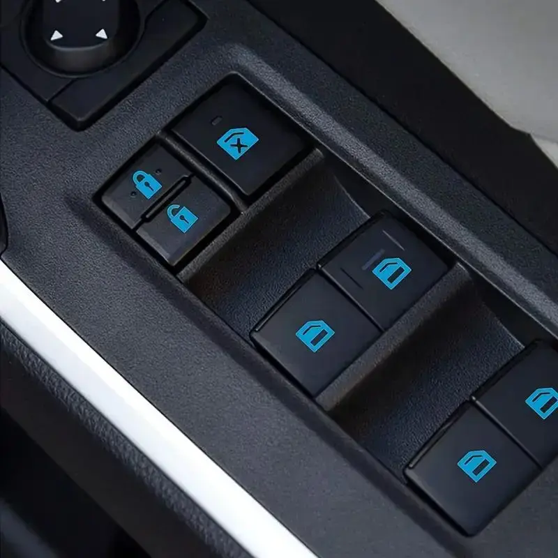 Car Button Sticker, Car Interior Decoration Sticker, Luminous Car Decal Accessories