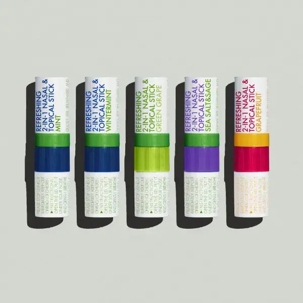 【Herb Island】2-in-1 Natural Essential Oil Nasal Inhaler Stick, Eucalyptus&Peppermint | Sinus Relief & Mosquito Repellent ...