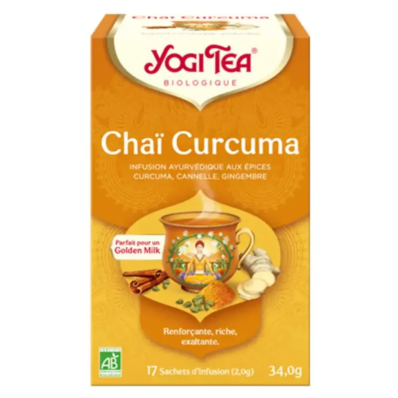 Yogi Tea Infusion Chai Turmeric 17 sachets