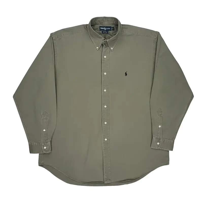 Blake Ralph Lauren Shirt - XL Grey Cotton