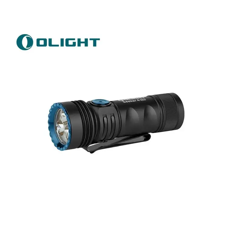 OLIGHT Seeker 4 Mini Rechargeable EDC Flashlight with 365nm UV Combo 1200 Lumens White Light, Portable Black Light for Outdoo...