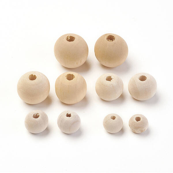 Unfinished Wood Beads