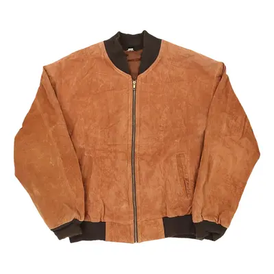 Unbranded Leather Jacket - XL Brown Leather