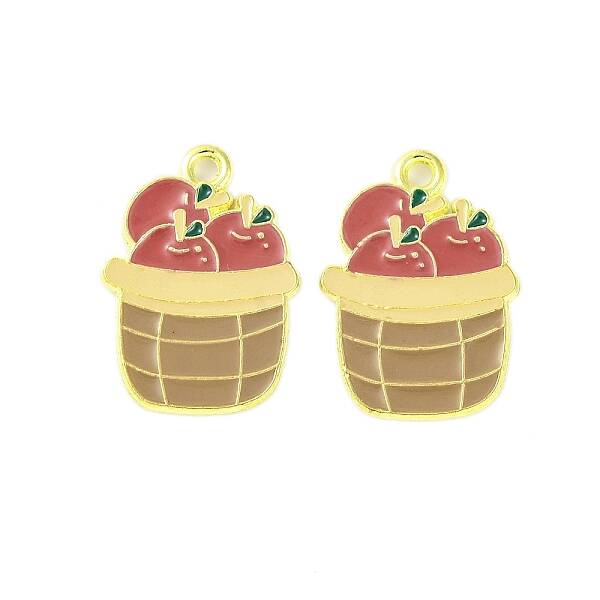 Golden Plated Alloy Enamel Pendants
