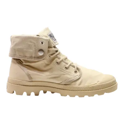 PALLADIUM Lace-Up Boots Beige Canvas Mens UK 6