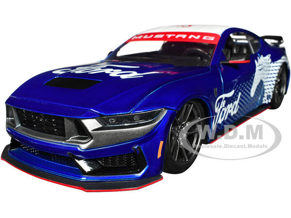 2024 Ford Mustang Dark Horse Candy Blue with White Top and \