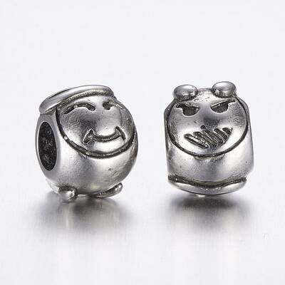 304 Stainless Steel European Beads