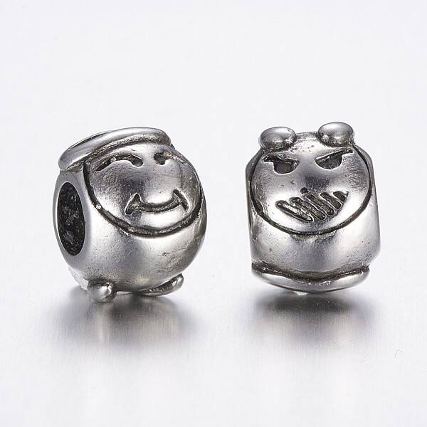 304 Stainless Steel European Beads