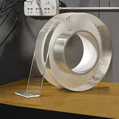 16.4FT-Nano Tape Transparent Reusable Waterproof Tapes Heat Resistance Bathroom Home Decoration,Ultra-strong Double Sided Adh...