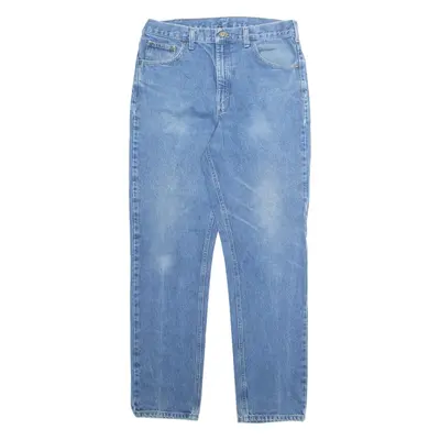 CARHARTT Mens Jeans Blue Regular Straight W36 L34