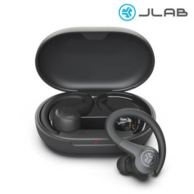 JLab GO Sport True Wireless Earbuds with Integrated Charging Case 35 Hour Playtime 3 EQ Sound Settings IPX4 Bluetooth 5.