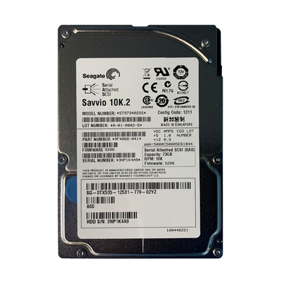 9F4066-041 Seagate 73GB 3Gb/s SAS 10000 2.5-inch 16MB Hard Drive