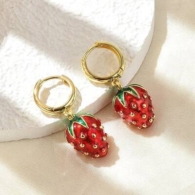 Brass Hoop Earrings