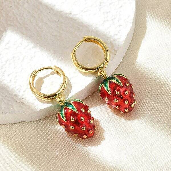 Brass Hoop Earrings