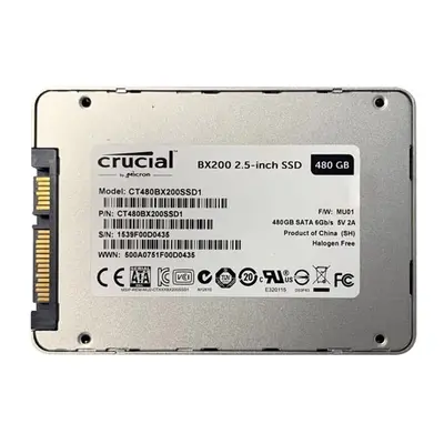 Crucial CT480BX200SSD1 | BX200 480GB Triple-Level Cell SATA 6Gb/s 2.5-Inch Solid State Drive