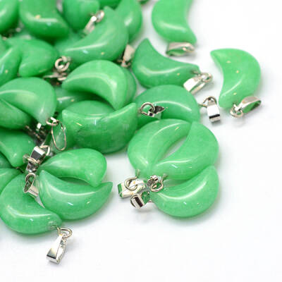 Moon Dyed Natural Malaysia Jade Pendants