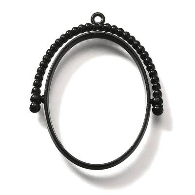Alloy Open Back Bezel Pendants