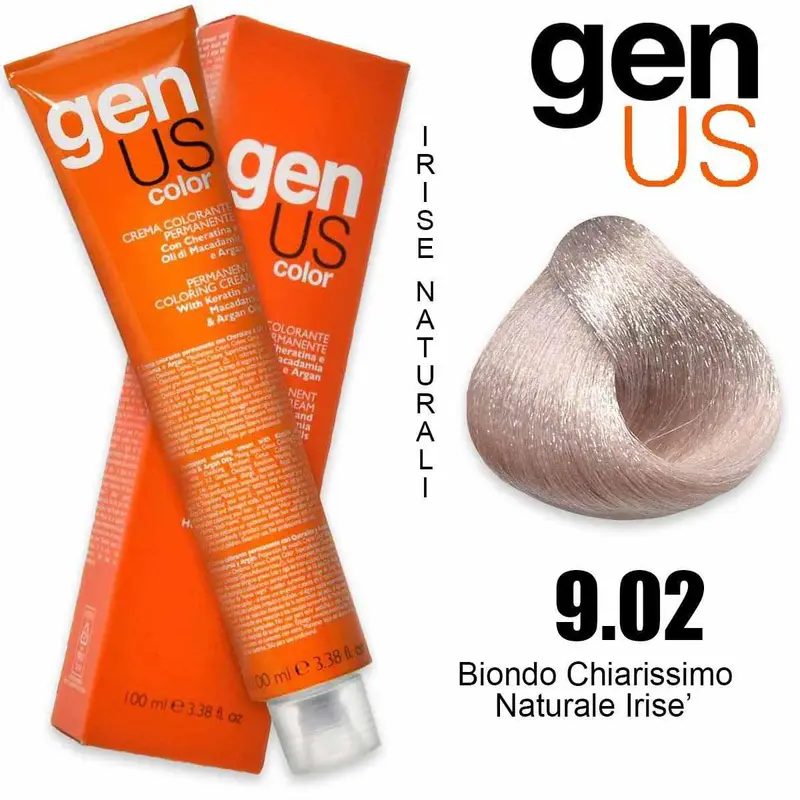 Crema Colorante Permanente Genus 100 Ml 9.02