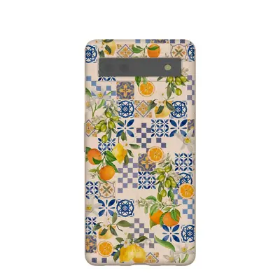 Seashell Amalfi Fruits Google Pixel 6a Case