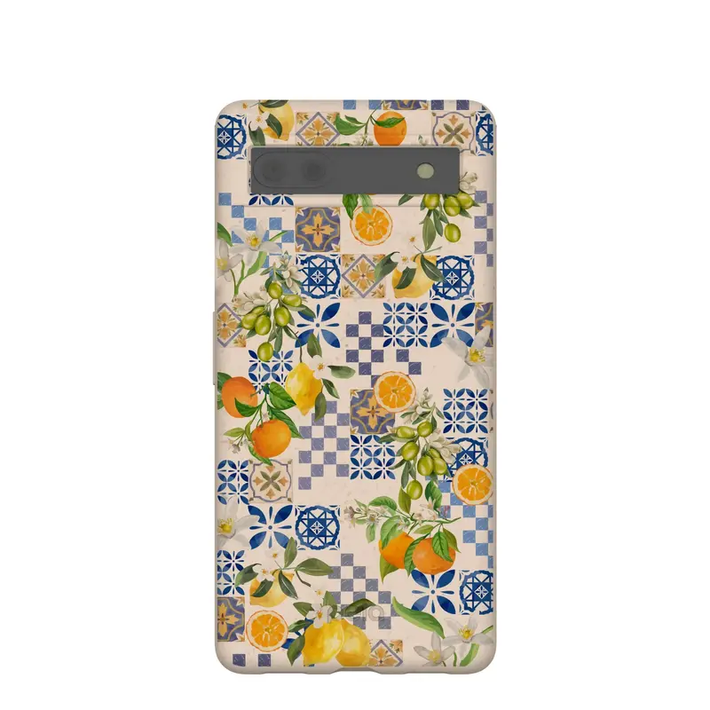 Seashell Amalfi Fruits Google Pixel 6a Case