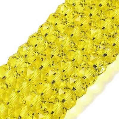 Transparent Glass Beads Strands