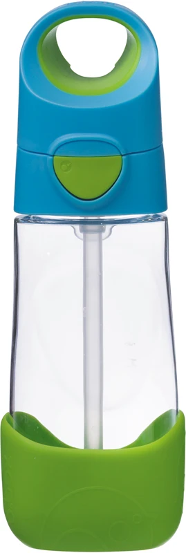 B.Box Bottle with Straw Blue Green 450 ml