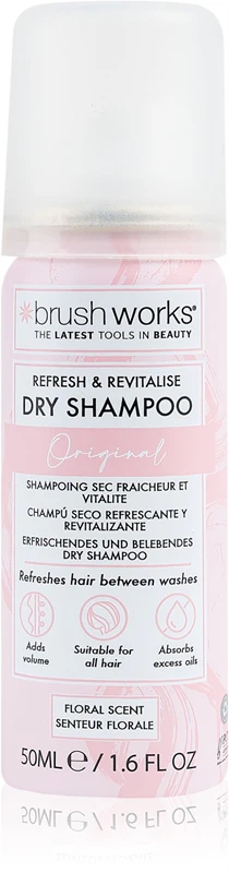 Brushworks Refresh & Revitalize dry shampooaroma delicate flowers 50 ml
